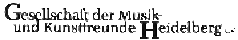 Logo der Musik- und Kunstfreunde Heidelberg