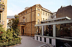 Gebäude der Hochschule für Jüdische Studien (HfjS) in Heidelberg zu sehen.