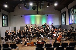 PH-Orchester in der Mehrzweckhalle der PH.