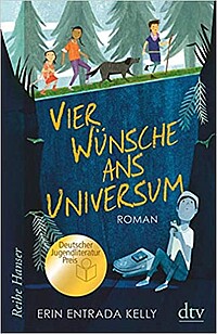 Buchcover des Buches Vier Wünsche an das Universum 