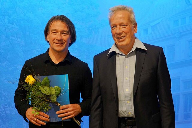 Gruppenbild von Robert Vrban und Karl-Heinz Dammer