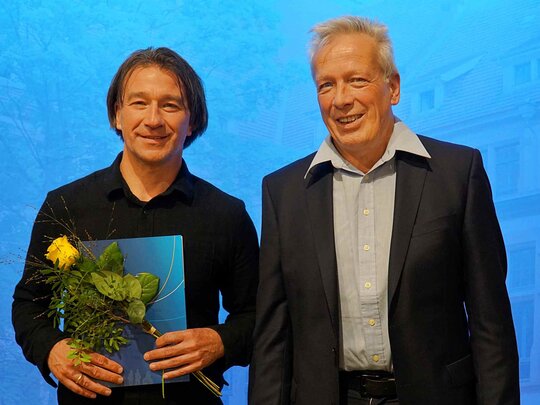 Gruppenbild von Robert Vrban und Karl-Heinz Dammer