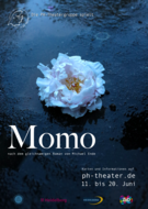Plakat der Momo-Aufführung