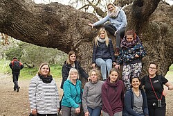 Gruppenbild der Zypern-Exkursion des Faches Biologie 2019.