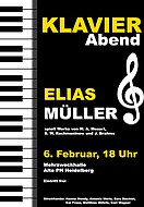 Das Bild zeigt das Plakat zum Konzert mit Veranstaltungsdetails.