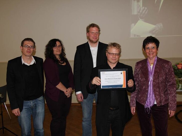 Foto der Verleihung vom Uwe-Uffelmann-Preis