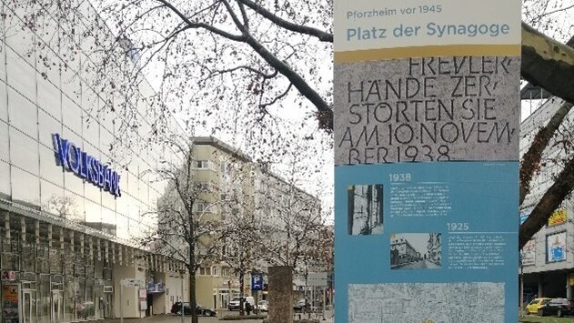 Foto vom Platz der Synagoge