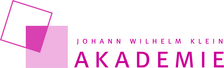 Schriftgrafik: Auf dem Bild ist das Logo der Johann Wilhelm Klein Akademie abgebildet