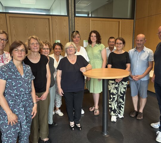 Vertreter:innen des jährlichen Gipfeltreffen der Weiterbildung der sechs PHn am 22.6.2026 an der Pädagogischen Hochschule Ludwigsburg 