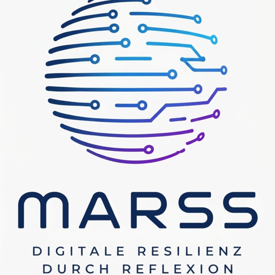 Logo des MARSS-Projektes. Motto: Digital Residenz durch Reflexion