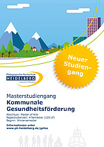 Link öffnet den Flyer Masterstudiengang Kommunale Gesundheitsförderung