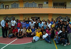 Gruppenbild des HKT-Trainings in Esmeraldas, Ecuador im Juli 2012