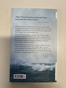 Buch des Monats November "Die grosse Flut- Was auf uns zukommt, wenn das Eis schmilzt" Rückseite