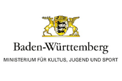 Das Foto zeigt das Logo des Ministeriums für Kultus, Jugend und Sport.