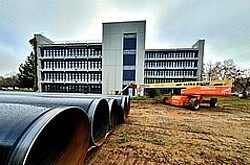 Baustelle am Standort im Neuenheimer Feld 561/562. Copyright Pädagogische Hochschule Heidelberg