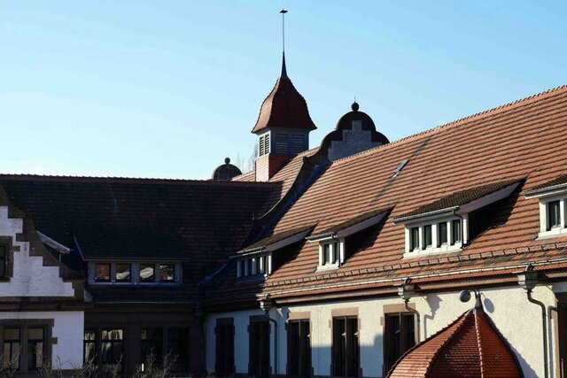 Zu sehen ist der Turm der PHHD, altbau.