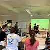 Das Team des Green Office und Studierende