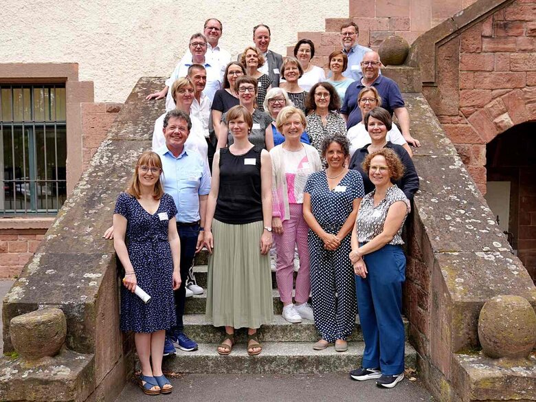 Gruppenbild des Besuchs der HRK-/MWK-Delegation