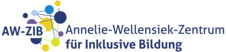 Logo des Annelie-Wellensiek-Zentrums für Inklusive Bildung. Eine ausführliche Beschreibung finden Sie unter www.ph-heidelberg.de/aw-zib-logo