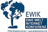 Die Grafik zeigt das Logo der Eine Welt Internet Konferenz (EWIK)
