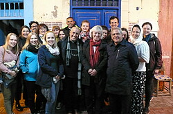 Gruppenbild der Themen-Exkursion nach Marokko.