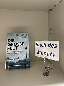 Buch des Monats November "Die grosse Flut- Was auf uns zukommt, wenn das Eis schmilzt" Vorderseite