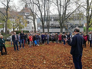 Vortrag im Außenbereich