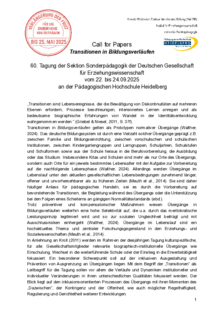 Call for Papers