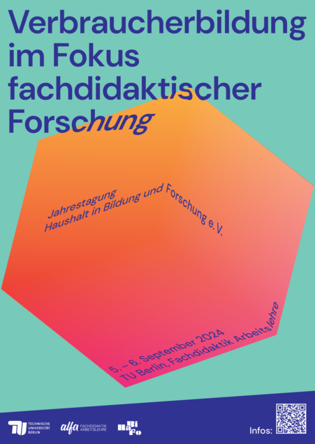 Plakat zur HaBiFo-Tagung "Verbraucherbildung im Fokus fachdidaktischer Forschung"