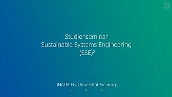 2. Preis 2022 (externer Link) Video- Professor Dr. Frank Balle und Silke Weiß (Albert-Ludwigs-Universität Freiburg): SSE Studienseminar (SSE)² 