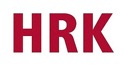 Logo mit der roten Aufschrift "HRK".