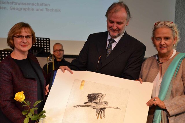 Prof. Dr. Manuela Welze-Breuer, Prof. Dr. Bernward Lange und Prof. Dr. Anneliese Wellensiek