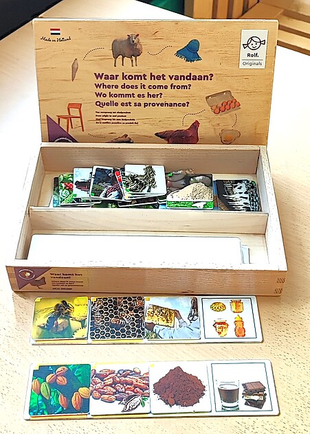 Legespiel mit Box: Wo kommt es her?