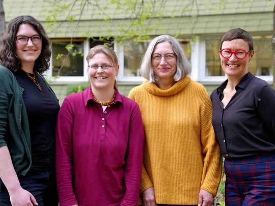 Zu sehen sind die Dozentinnen des Department für Soziologie 