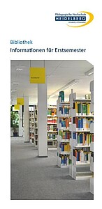 Link zum Erstsemesterflyer der Bibliothek