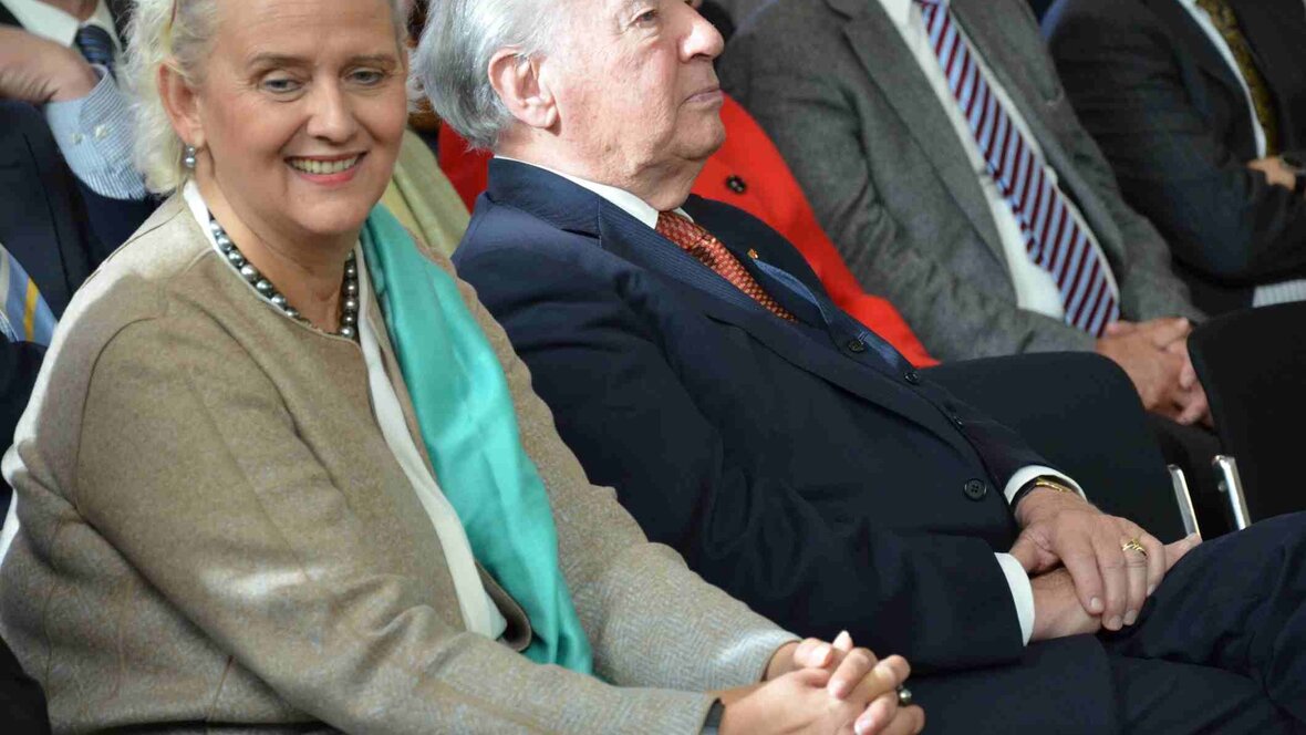 Gemeinsam mit ihrem Mann, Dr. Jobst Wellensiek, bei der Eröffnung des Akademischen Jahres 2014/2015