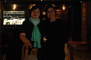 Prof. Dr. Havva Engin mit Frau Prof. Dr. Gündogar nach der gemeinsamen Veranstaltung