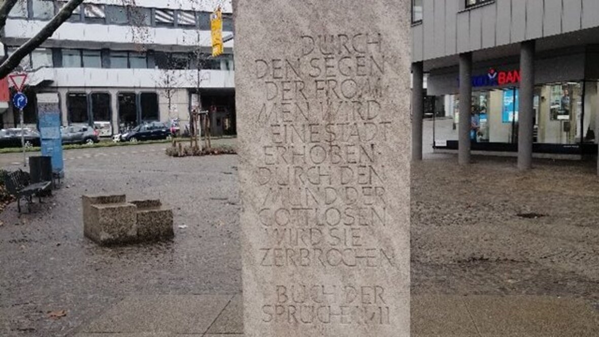 Foto vom Platz der Synagoge