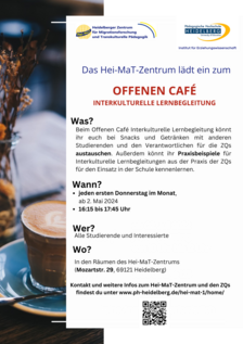 Flyer Offenes Café