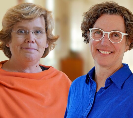 Collage aus Porträtbildern von Karin Terfloth und Ulrike Fessler