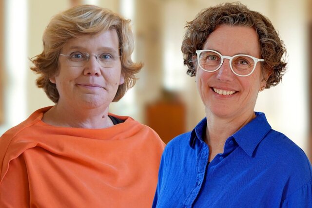 Collage aus Porträtbildern von Karin Terfloth und Ulrike Fessler