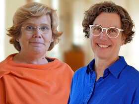 Collage aus Porträtbildern von Karin Terfloth und Ulrike Fessler