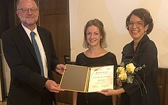 Sara Feser bei der Verleihung 2021.