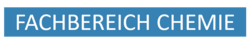 Banner mit Aufschrift Fachbereich Chemie