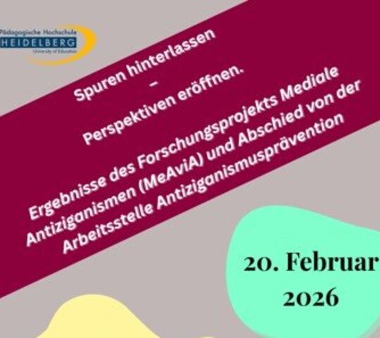 Plakat MeAviA und Antiziganismusprävention