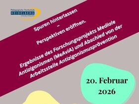 Plakat MeAviA und Antiziganismusprävention