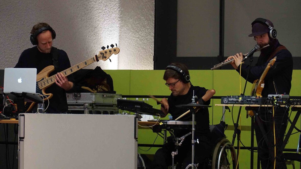 Foto der Band, die die Tagung musikalisch begleitet hat.