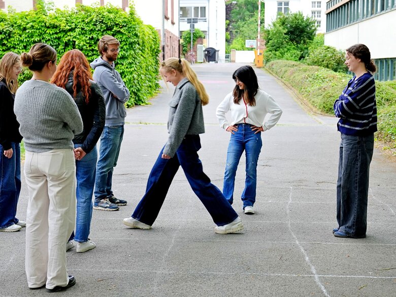 Studierende in Aktion