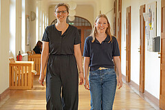 Porträt von Maike Petersen und Jana Steinbacher
