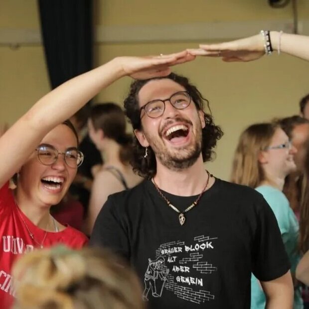 Szene aus einer Theaterprobe